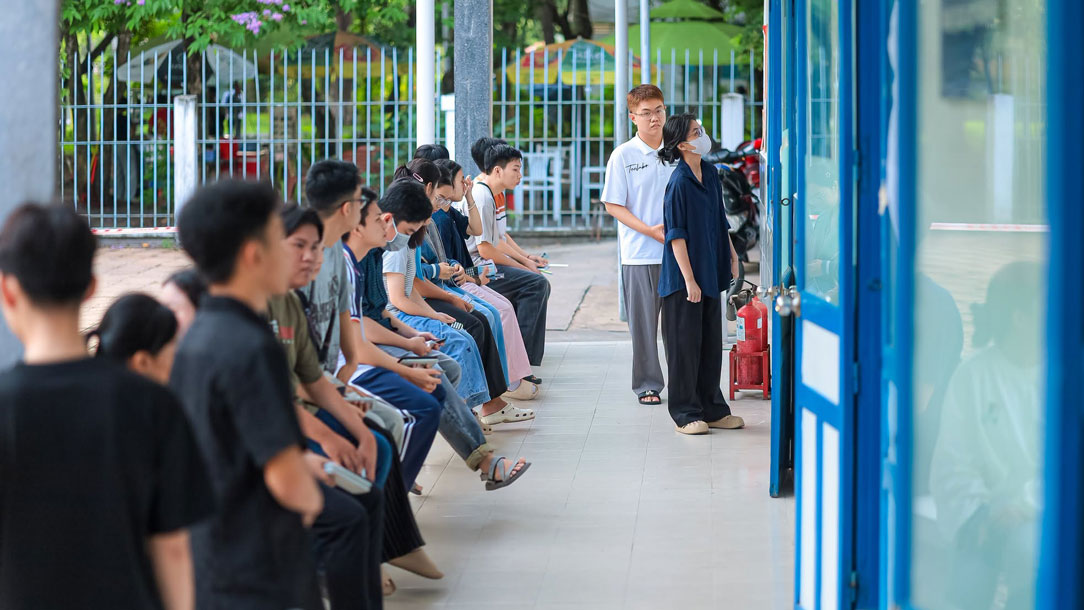 Kỳ thi V-SAT đợt 6 năm 2026 diễn ra tại Đại học Cần Thơ từ ngày 17 - 22.6 đã ghi nhận hơn 20.000 thí sinh đăng ký. Ảnh: Đại học Cần Thơ
